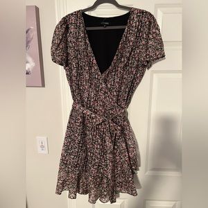Intermix Floral Wrap Dress